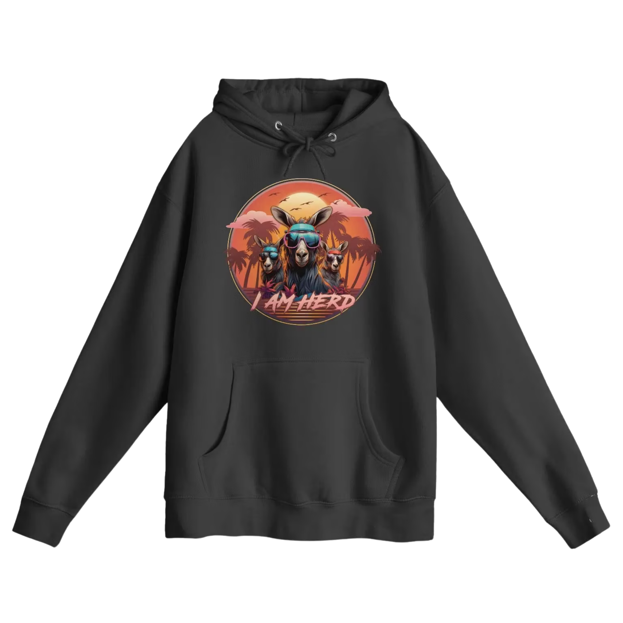 I am Herd Retro Hoodie